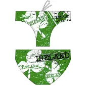 Turbo Ireland Swimming Brief Vert,Blanc 4XL Homme