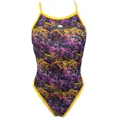 Turbo Smoke Swimsuit Jaune 3XL Femme
