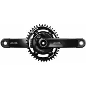 Rotor Aldhu Carbon Gravel Q Crankset Argenté 165 mm / 46/30t