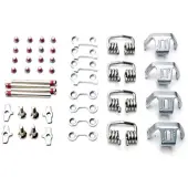 HT Components N-x2 Pedals Rebuild Kit Argenté