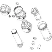 RockShox Grey Vivid/kage 240x76 Mm Shock Absorber Spring Noir 300 lbs