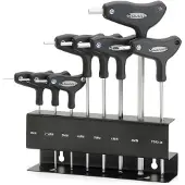 Giant Allen Wrench Set 8 Pieces Argenté