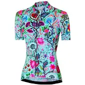 CYCOLOGY Secret Garden Short Sleeve Jersey Bleu XS Femme