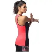 Siroko All Star Sleeveless T-shirt Noir,Rose XS Femme