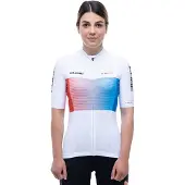 Cube Teamline Short Sleeve Jersey Blanc M Femme