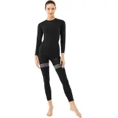 Viking Volcanica Long Sleeve Base Layer Set Noir S Femme