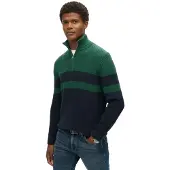 Superdry Pull-over bleu / vert