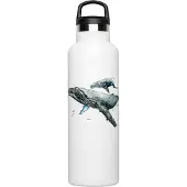 Fish Tank Humpback Whale&diver Bottle 600ml Blanc
