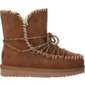 Warmbat Bottes Warmbat Women Waturra Suede Lacet Cognac-Taille 40