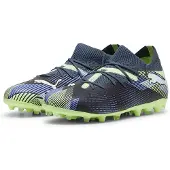 Puma Future 7 Match Mg Jr Junior Football Boots Bleu,Noir EU 28 Enfants
