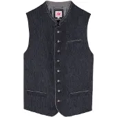 Spieth & Wensky Gilet folklorique 'Bodensee' bleu nuit