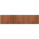 vidaXL Tapis rectangulaire marron 70x300 cm bambou