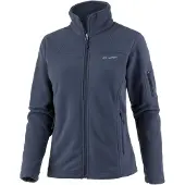 Columbia Veste en polaire fonctionnelle 'Fast Trek II' bleu foncé / blanc