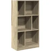 vidaXL Bibliothèque chêne sonoma 57x28,5x107,5 cm bois d'ingénierie