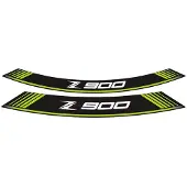 Puig 9291V Rim Strips Specials pour KAWASAKI Z900 Vert