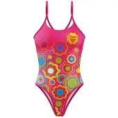 Otso Chupa Chups Floral Swimsuit Rose 4XS Fille