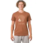 Hannah Fred Short Sleeve T-shirt Marron M Homme
