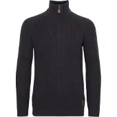 !Solid Pull-over 'Xenox' marron / gris