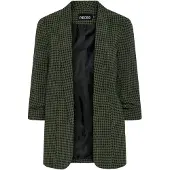 Pieces Blazer 'PCBosella' vert foncé / noir
