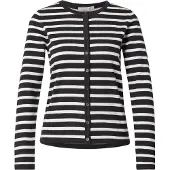 Saint tropez Cardigan 'Mila' noir / blanc