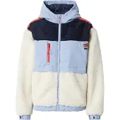 Superdry Veste en polaire crème / marine / bleu clair / rouge
