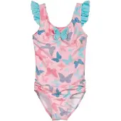 Playshoes Maillot de bain menthe / violet / rose / pitaya