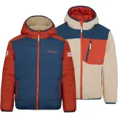 TROLLKIDS Sandvika Turnover Jacket Beige,Bleu 110 cm Enfants