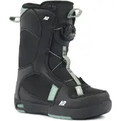 K2 Snowboard - Boots de snowboard all-mountain - Lil Kat Black - Taille Enfant 30 - Noir
