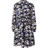 QS Robe indigo / rose pastel / noir / blanc