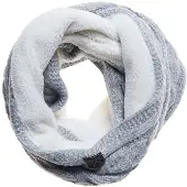 Superdry Femme Snood En Maille Torsadée En Tweed, Gris, Taille: 87x27cm