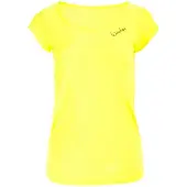 Winshape T-shirt fonctionnel 'AET106' jaune fluo / noir