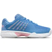 K-swiss Chaussures de Tennis K Swiss Women Hypercourt Express 2 HB Silver Lake Blue White Orchid Pink-Taille 41
