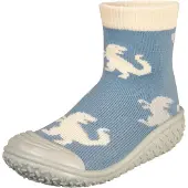 Playshoes Claquettes / Tongs bleu clair / blanc cassé