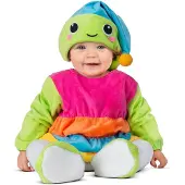 MOM Shiny Worm Baby Costume Multicolore 7-12 Months Enfants