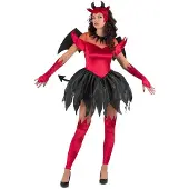 MOM Devil Woman Costume Rouge S Enfants