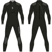 SCUBAPRO Combinaison De Plongée Pour Femme Everflex Yulex 5/4 Mm
