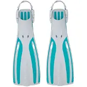 Oceanic Viper 2 Oh Diving Fins Blanc,Bleu EU 36-38