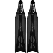C4 Freediving Umberto Pelizzari Soft Freediving Fins Noir EU 43-44