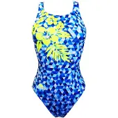 Turbo Blue Hawaii Swimsuit Bleu M Femme