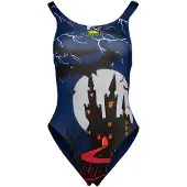 Turbo Tokyo Pro Resist Swimsuit Bleu S Femme
