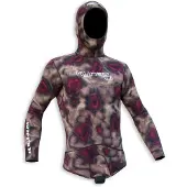 Kynay Camouflaged Cell Skin 5 Mm Diving Jacket Beige S Homme