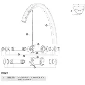Mavic Rayons Gauches E-crossmax 29 14 Unités