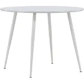 Ebuy24 Plaza table de salle à manger Ø100 cm gris.