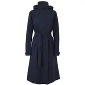 Agu Long Urban Trench Coat Jacket Bleu XS Femme
