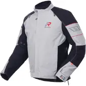 Rukka Veste textile imperméable pour moto R-EX 2.0, gris clair, 52