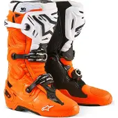 Alpinestars Bottes Tech 10 Enduro Orange Fluo Black White