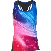 Winshape Haut de sport 'AET108' bleu / rose / rouge / noir