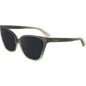 Calvin Klein 24507s Woman Sunglasses Doré Medium Grey 7/CAT3 Femme