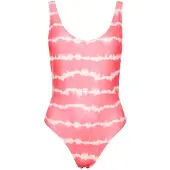 Superdry Code Tie Dye Swimsuit Rose XS Femme