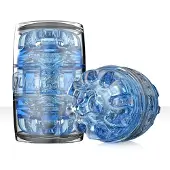 Fleshlight Quickshot Turbo - masturbateur de voyage compact - bleu